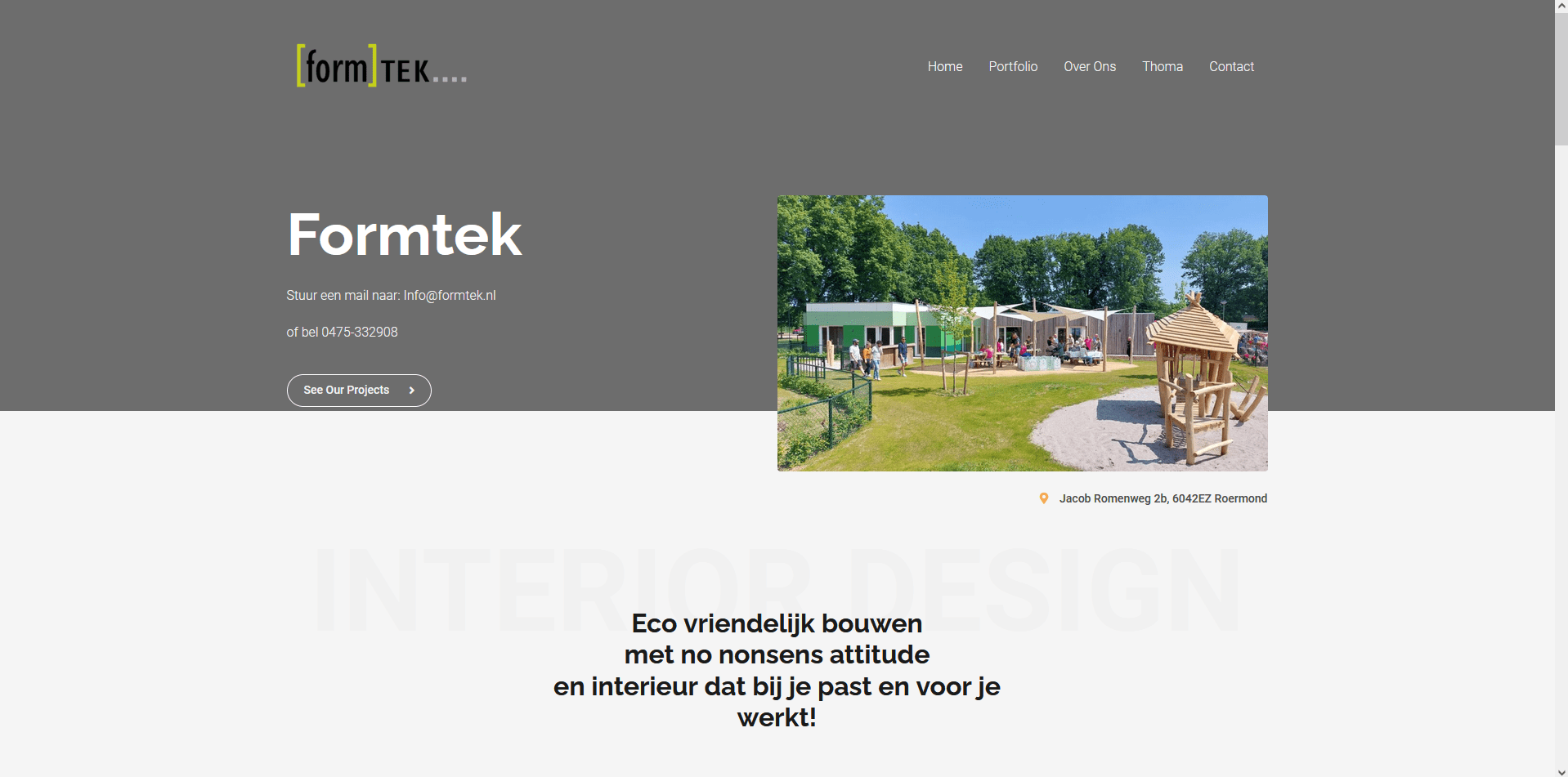 Formtek Website 3P Design